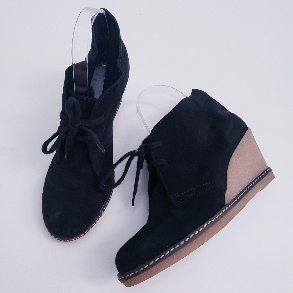 J.Crew Macalister Wedge Ankle Suede booties